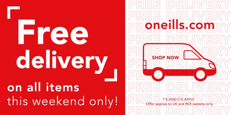 Free Delivery On Merchandise This Weekend 